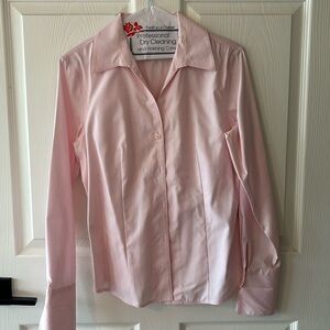 Pink button down dress shirt